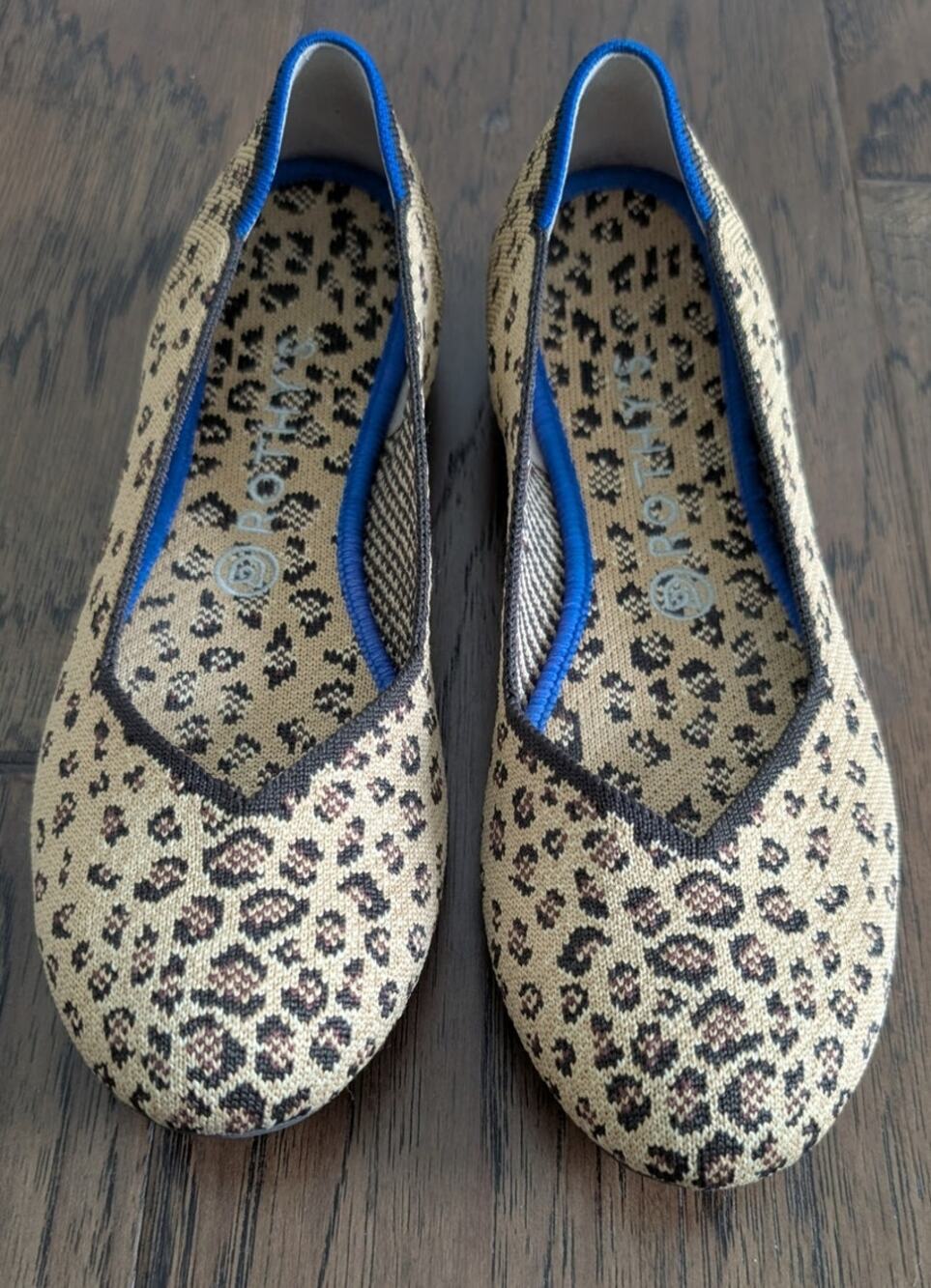Rothy's Cheetah Print Round Toe Flats